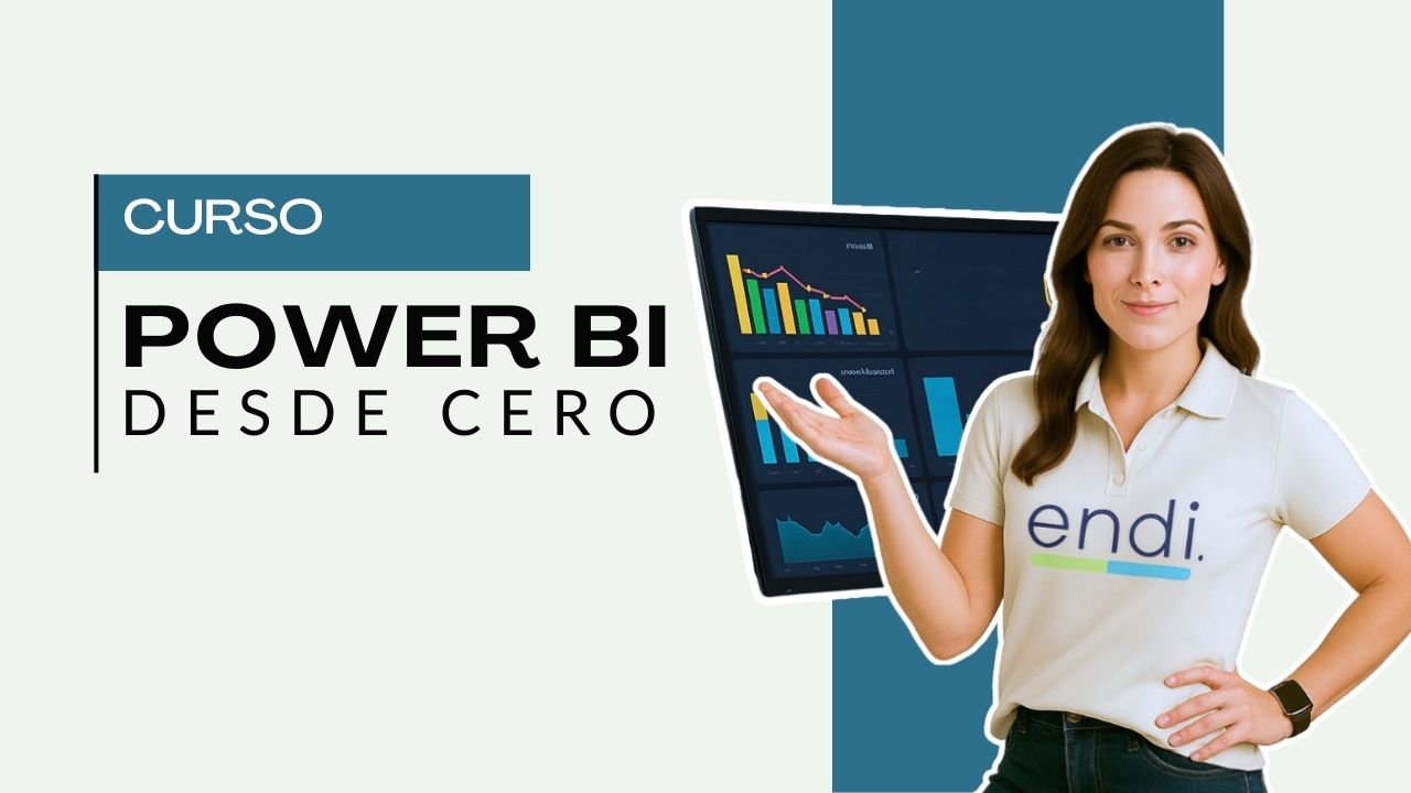 Persona, presentando un curso online de power BI