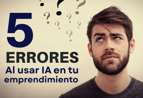 Persona pensativa, al querer usar la IA y Emprender en Cursos Online