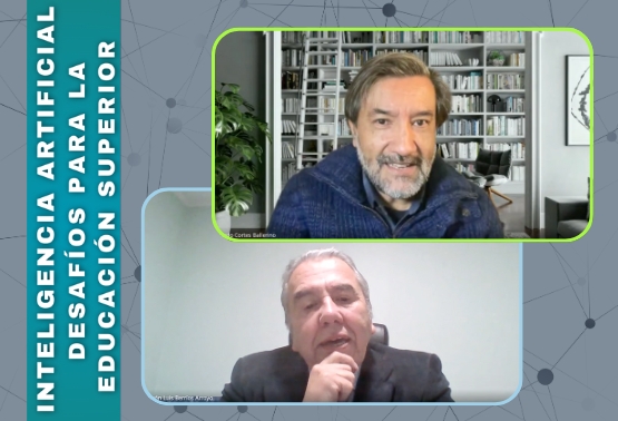 Dos expositores en Webinar online en Chile